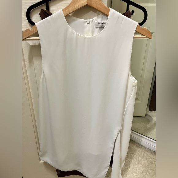 Babaton Hopkins Tie Blouse - White - Picture 2 of 4